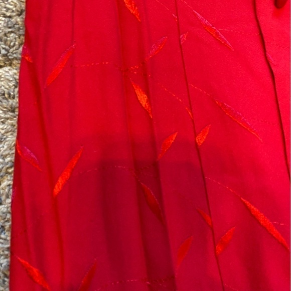 Vintage Red Blazer Dress , 80s Or 90s Fashion, Satin Cami, Women Sz Large, Retro - Picture 8 of 10